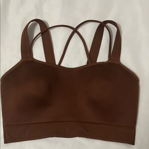 Lululemon Women's Brown Strappy Bralette.